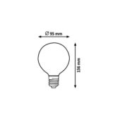 Rábalux Filament LED izzó - E27 - 5,4W - 510LM - 2700K 1658