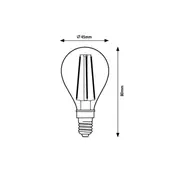 Rábalux Filament LED izzó - E14 - 6W - 650Lm - 3000K 2015
