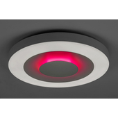 Rábalux Calvin 3015 LED mennyezeti lámpa éjszakai-, időzítő-,memória- valamint RGB funkcióval, kapcsolóval/távirányítóval IP20 3000K-6000K 3200lm - 500mm