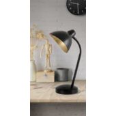 Rábalux Theodor asztali lámpa - fekete/arany