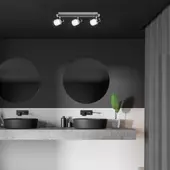 Rábalux Harold LED fürdőszobai mennyezeti lámpa - 3 izzós - 15W - 1200lm - 4000K 5023