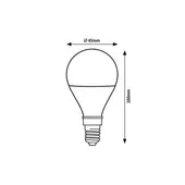 Rábalux Filament LED izzó - E14 - G45 - 2W - 470LM - 3000K - "A" energiaosztály 79013