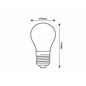 Rábalux Filament LED izzó - E27 - 8W - 1050LM - 2700K 79042