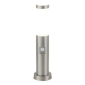Rábalux Inox torch kültéri mozgásérzékelős állólámpa - ezüst - 45 cm 8267