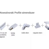 Nowodvorski Profile Iris egy áramkörös mennyezeti sínrendszer 9001 LED IP20 3000K 950lm - fekete