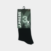 J.Press férfi öltönyzokni 3 páras csomagban - 41-42 - fekete - MP3D050