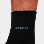 J.Press színes férfi öltönyzokni - 45-46 - fekete-kék - D050NC