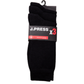 J.Press férfi bokazokni 3 páras csomagban - 45-46 - fekete-sötétszürke-sötétmelírszürke - MP3D042 (öltönyhöz is)