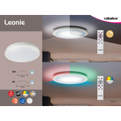 Rábalux Leonie LED távirányítós mennyezeti lámpa - 32W 1510