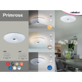 Rábalux Primrose LED távirányítós mennyezeti lámpa - 48W 1426