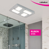 Rábalux Ruben LED fürdőszobai mennyezeti lámpa 5725