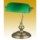 Rábalux Bank asztali lámpa - bronz-zöld