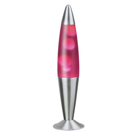 Rábalux Lollipop 2 lávalámpa - átlátszó/rózsaszín 4108