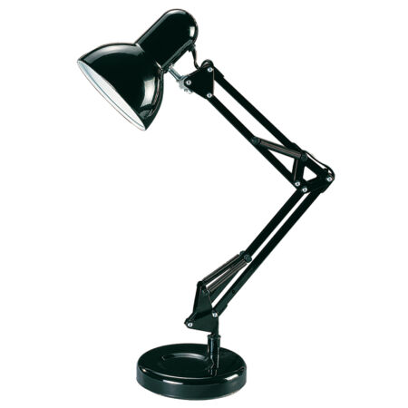 Rábalux Samson asztali lámpa - fekete