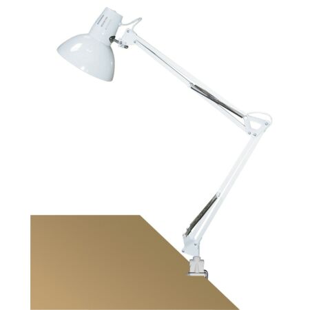 Rábalux Arno 4214 asztali lámpa fehér, fém satuval 1xE27 IP20