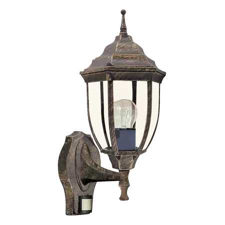 Rábalux Nizza mozgásérzékelős kültéri fali lámpa - antik arany 8458