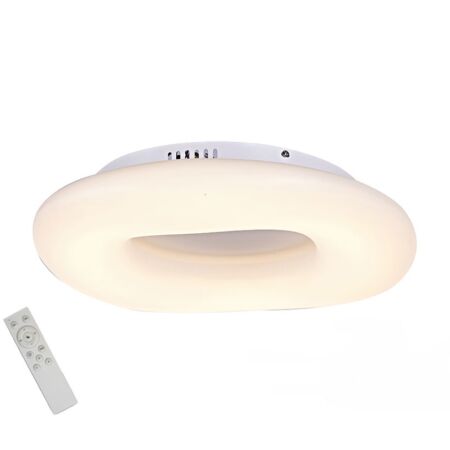 Azzardo Donut LED távirányítós mennyezeti lámpa - 46 cm