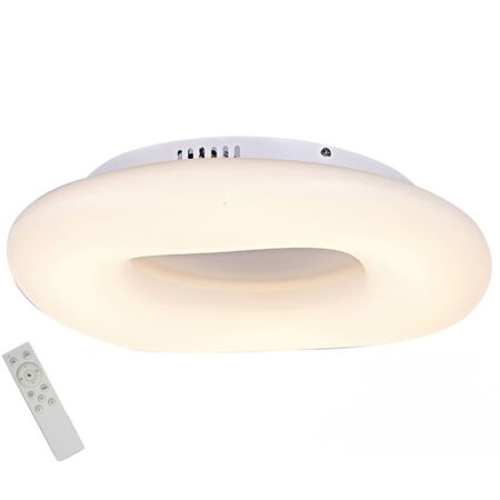 Azzardo Donut LED távirányítós mennyezeti lámpa - 90 cm