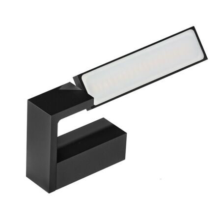 Azzardo Dalen LED fürdőszobai fali lámpa - fekete - 4000K