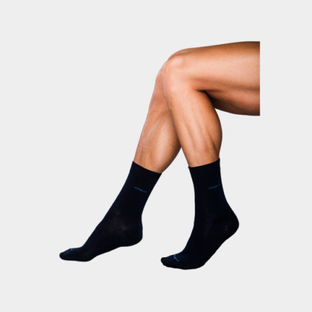 J.Press speciális zokni bambuszból férfiaknak - 43-44 - sötétkék - D110