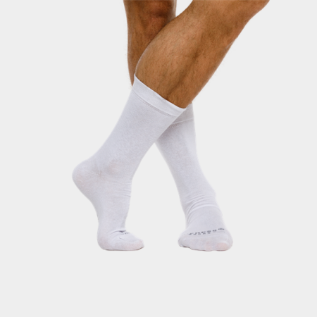 J.Press antibakteriális férfi zokni - 39-40 - fehér - D042 (öltönyhöz is)
